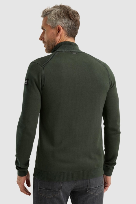 Vanguard zip jacket cotton modal plated